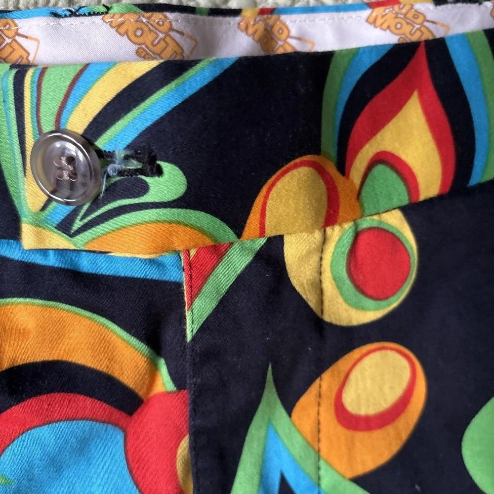 Loudmouth Golf Shorts Mens 32 Psychedelic Floral 11